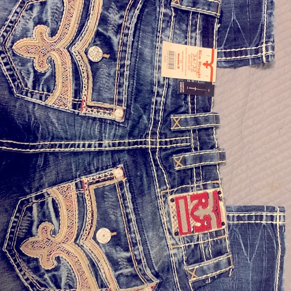 SOLD NWT Men’s ROCK REVIVAL BRADLEY 34/32 - Picture 3 of 8